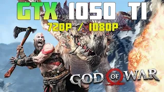 GOD OF WAR PC - GTX 1050 Ti | 720p , 1080p Fps Test