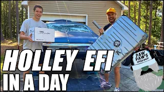 Holley EFI Install IN ONE DAY!!! ***1970 CHEVELLE***