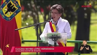 Claudia López: discurso de posesión de la nueva alcadesa