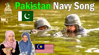 Pakistan Navy Song | ISPR Song | Malaysian Girl Reaction