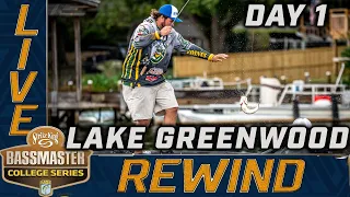 2022 Bassmaster College Bracket LIVE at Lake Greenwood - Round 1