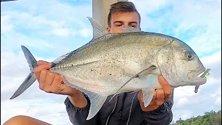 Jigging The Tweed River For GTs