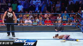 Brock Lesnar Challenges Kofi Kingston For The WWE Title On Smackdown
