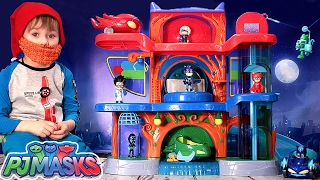 Герои в масках игрушки новые серии. Алетт и битва за штаб на русском. PJ MASKS headquarters playset