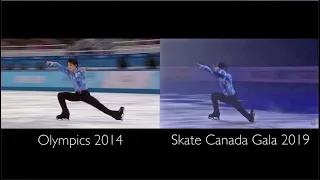 Yuzuru Hanyu SP - Parisienne Walkways | Olympics vs SC