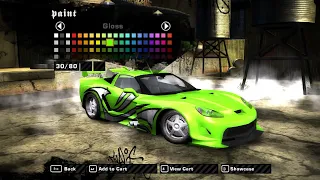 NFS MW - Chevrolet Corvette C6 | Tuning and Gameplay