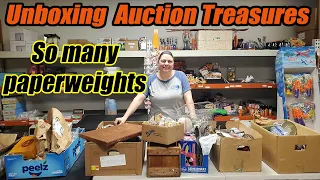 Unboxing Auction Treasures from Estate sales, Auctions, Thrift Stores and more! Check it out!