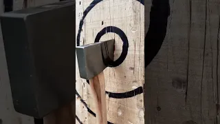 Have you ever tried axe throwing? 👀 #watl #shorts #axethrowing #axe #bullseye