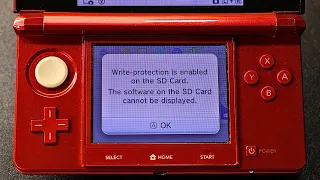 Nintendo 3DS SD Card Error Fix | Write Protection Enabled | Nintendo Restoration