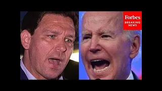 Florida Gov. Ron DeSantis Asked If He Would Communicate With Biden Admin About Tropical Storm Idalia