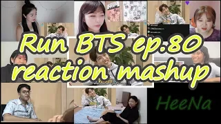 [BTS] Run BTS 달려라 방탄 ep.80｜reaction mashup