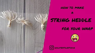 String Heddle for  Vertical Loom