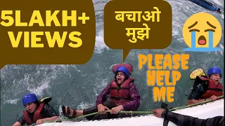 rishikesh river rafting accident❌😰||gone wrong🥵||#rafting #gonewrong #rescued #vlog #adventure