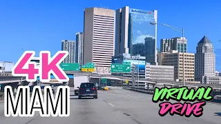 4K 60 FPS - DRIVING TOUR - KEY BISCAYNE TO MIAMI - USA CAR DRIVE (JULY 2022)