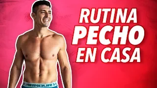 💪 RUTINA DE PECHO EN CASA - Ejercicios para PECTORALES en 10 minutos