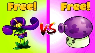 Nightshade vs Fume Shroom Plants vs Zombies 2 Free Plants