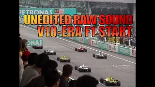 Formula 1 2001 Malaysian Grand Prix start (filmed from Grand Stands - LOUD V10’s!)