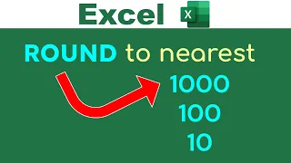 Using Round Function to Round to Nearest 1000, 100, 10 in Excel