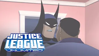 Batman meets Amanda Waller for the first time in her own house | Justice League Unlimited