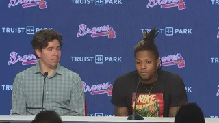 Ronald Acuña Jr. says he cries by himself at home after tearing ACL | Full presser