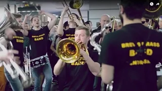 Brevis Brass Band and marching bands flashmob in Sochi International Airport