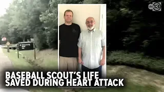 MLB scout's life saved during heart attack while driving