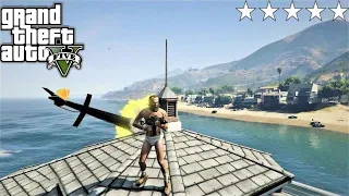 GTA 5 - Trevor's FIVE STAR COP BATTLE! (GTA V Funny Moment)