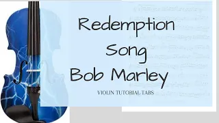 Redemption Song - Violin Tutorial
