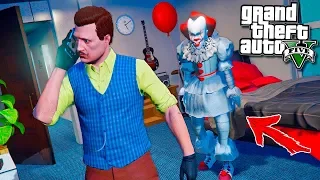 КЛОУН ПЕННИВАЙЗ ОНО 2 НАШЕЛ СОСЕДА В ГТА 5 МОДЫ! ПРИВЕТ СОСЕД ОБЗОР МОДА GTA 5! ГТА МОД (GTA 5 MODS)