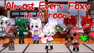 Almost Every Foxy in A Room for 1 Day | Gacha Club | GCMM