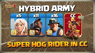 BROKEN! TH15 Hybrid w/ Super Hog| Th15 QC Hog Miner Attack Strategy | Best TH15 Attack Strategy Coc