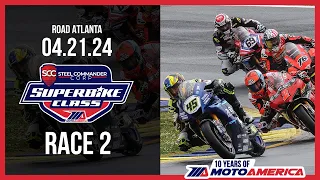 Steel Commander Superbike Race 2 at Road Atlanta 2024 - FULL RACE | MotoAmerica