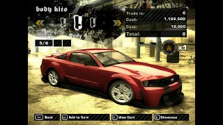 Need For Speed Most Wanted - Customizing Ford Mustang GT