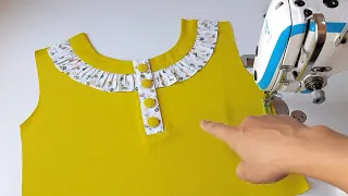 Sewing Tips and tricks basic for neck Design cutting and stitching Quickly easily