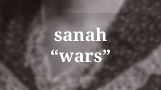 ♫ sanah - wars (Tekst / Lyrics) ♫