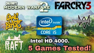 INTEL i5 3230M / INTEL HD 4000 GRAPHICS TEST! | 5 GAMES TESTED! | INTEL HD 4000 GAMING TEST IN 2022!