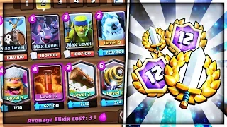 THE ULTIMATE ZAP BAIT DECK FOR GRAND CHALLENGE IN CLASH ROYALE! -  BEST DECK FOR 12 WINS IN GC!
