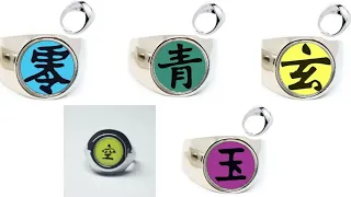 Rings Pain / Yahiko, Deidara, Zetsu, Orochimaru and Sasori of Akatsuki