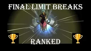 FF7 - Final Limit Breaks Ranked From Worst To First