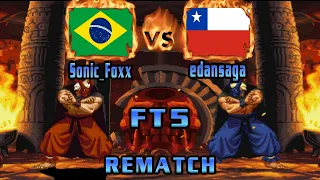 Garou: Mark of the Wolves - Sonic_Foxx (BRA) VS (CHL) edansaga [garou] [Fightcade] [FT5] [Rematch]