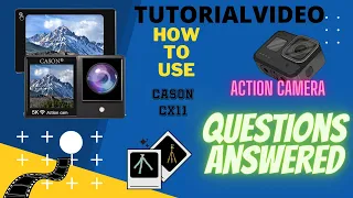 CASON CX11 5K Action Camera Tutorial | CX11 How To Use Accessories | CX11 Motovlog Setup & Imp Tips