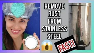 The Best Way To Remove Rust From Stainless Steel | Baking Soda Hacks