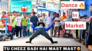 Tu cheez badi hain mast mast 😱🔥| Akshay kumar special 😍 | Dance in public ❤️🙏 |