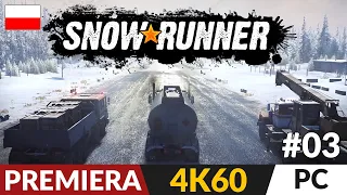 SnowRunner PL 🚚 #3 (odc.3 LIVE) ❄️ Magazyn lam | Gameplay po polsku 4K