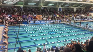 39.90 Caeleb Dressel 39 second 100 freestyle SCY. World record. FASTEST 100 YD SCY