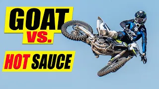 Ricky Carmichael vs Ivan Tedesco on All New Triumph Dirt Bike!