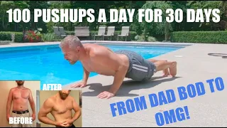 100 Pushups A Day For 30 Days - Incredible Results!