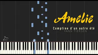 Comptine d'un autre été: l'après-midi - Yann Tiersen (from Amélie) [Synthesia Piano Tutorial]