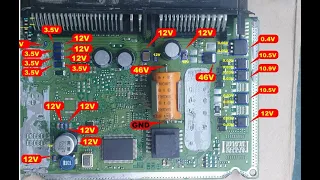 BOSCH EDC16C39  (အံဇာတုံး)  DK4B Engine China ECU -  Moisture damage