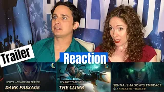 League of Legends Triple Trailer Reaction: Dark Passage, The Climb, Senna Shadow's Embrace